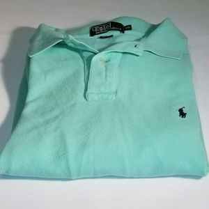 Polo Ralph Lauren Men's XXL Mint Blue Polo